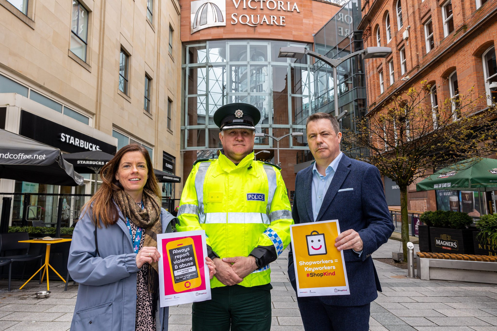 Police Service supporting this weeks ShopKind campaign