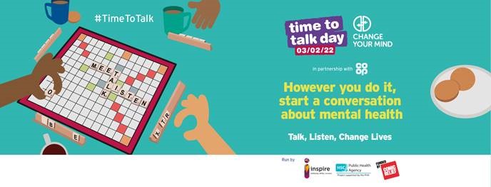 Retail NI Support Time to Talk Day on Thursday 3rd February