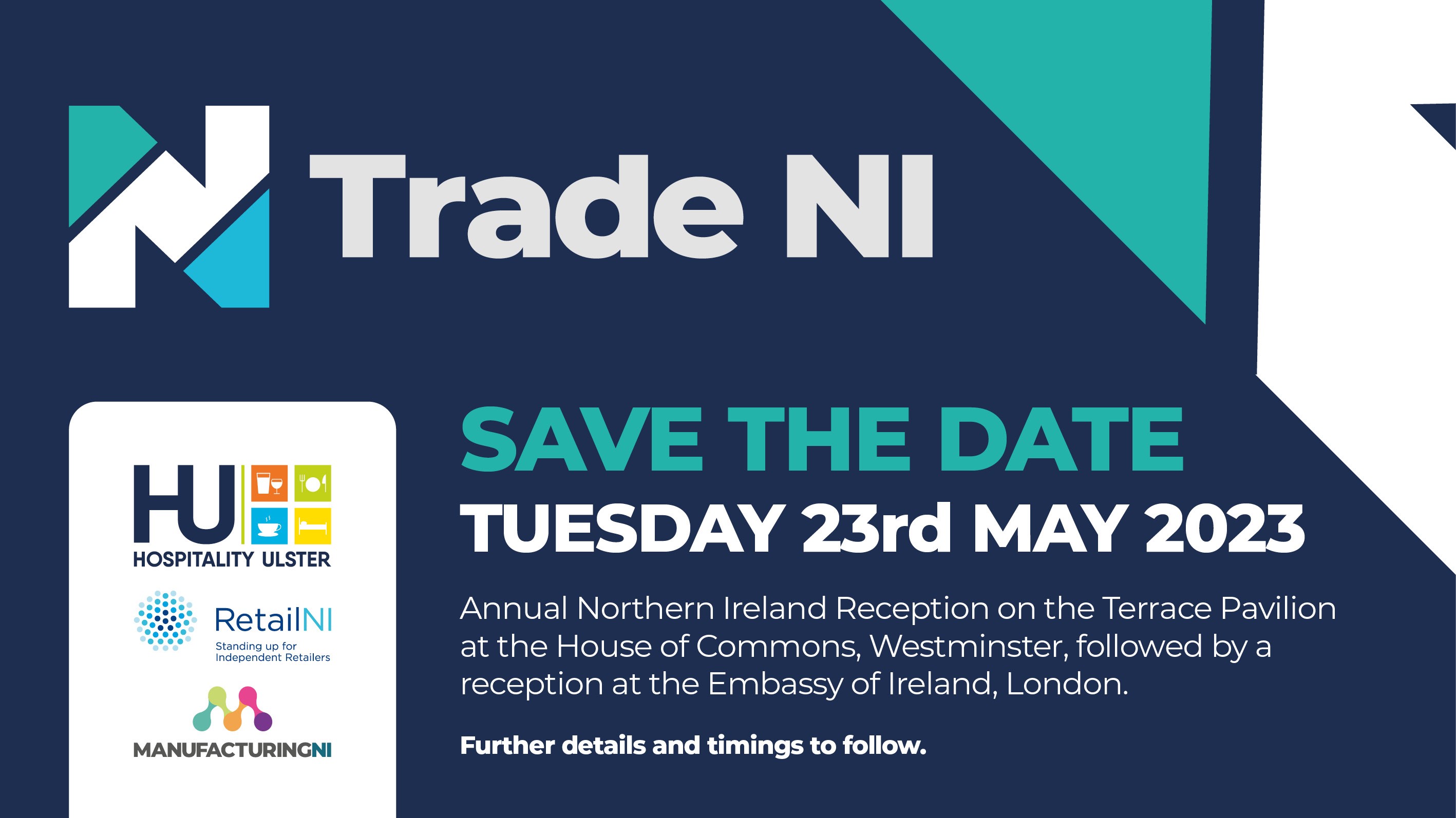 Trade NI Westminster Reception - Save the Date