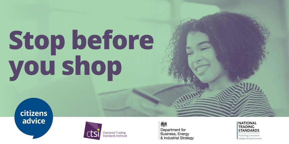 Stop before you shop  Trading Standards Service 